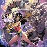Wonder Woman and the minotaurs