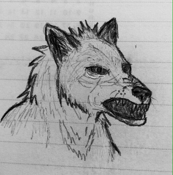 Little Angry Werewolf Sketch