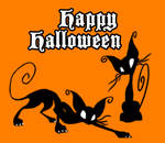 Halloween Kitties by Horuni