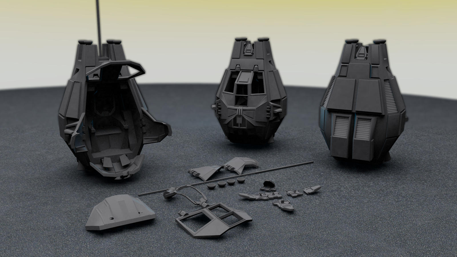 Odst drop pod Overview by R3dnaxel4 on DeviantArt