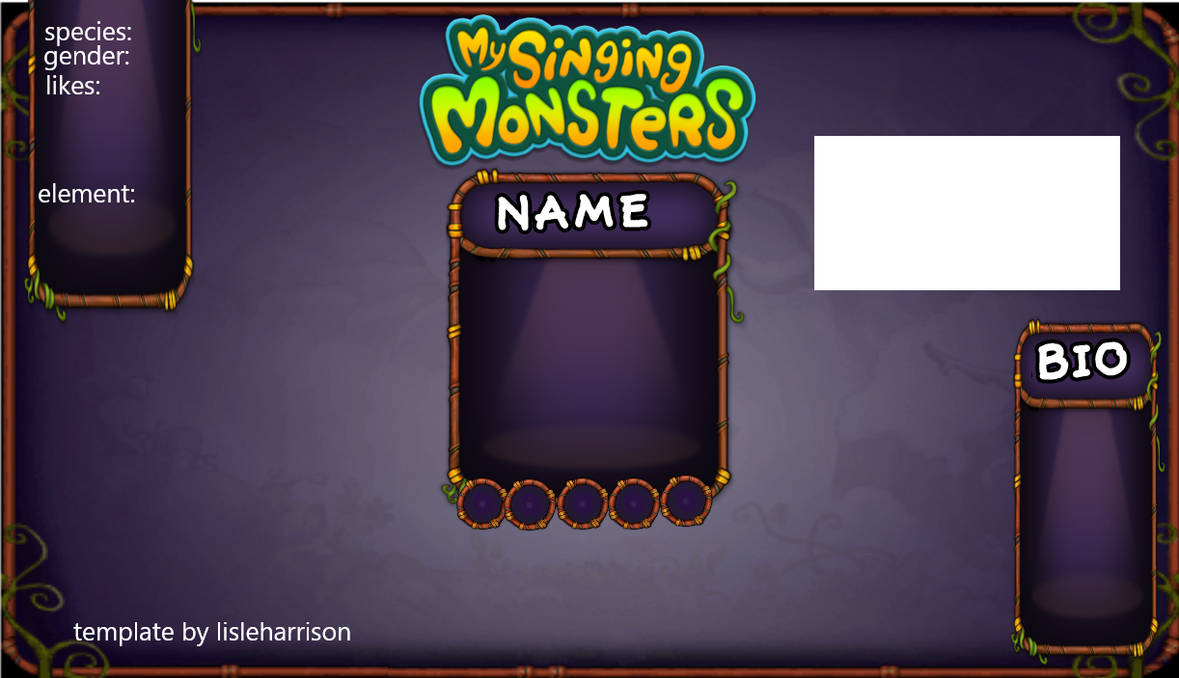 My Singing Monsters Refrence Base Template by lisleharrison on DeviantArt