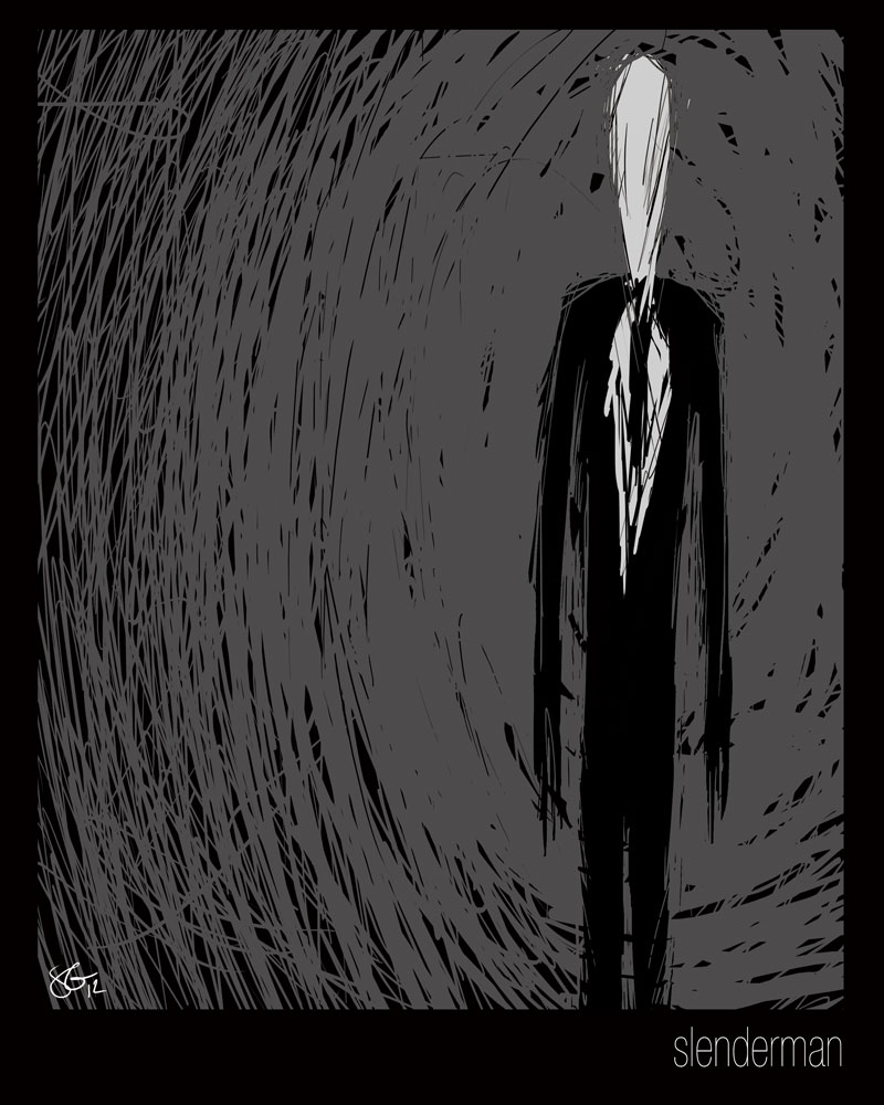 slenderman doodle