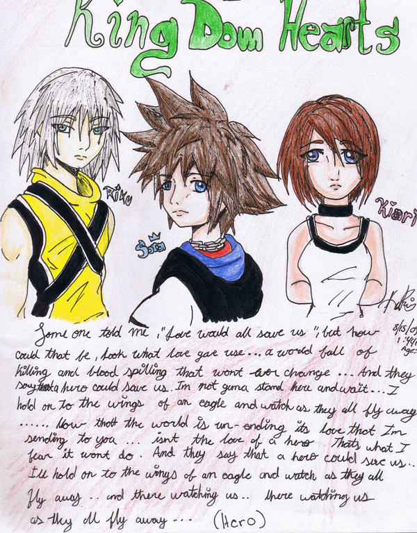 Kh Background Deviantart KH fanart 05 by Foxysuji on DeviantArt