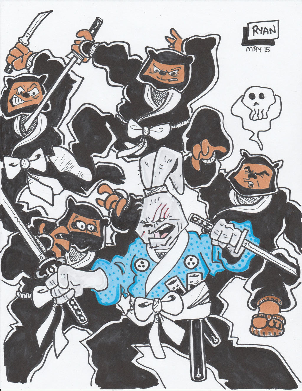 Rabbit Ronin by Atomic-Doodler on DeviantArt