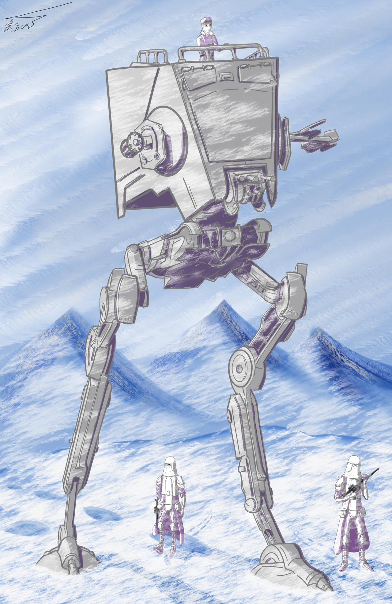 At St Deviantart Atst Hoth by ralphy316 on DeviantArt