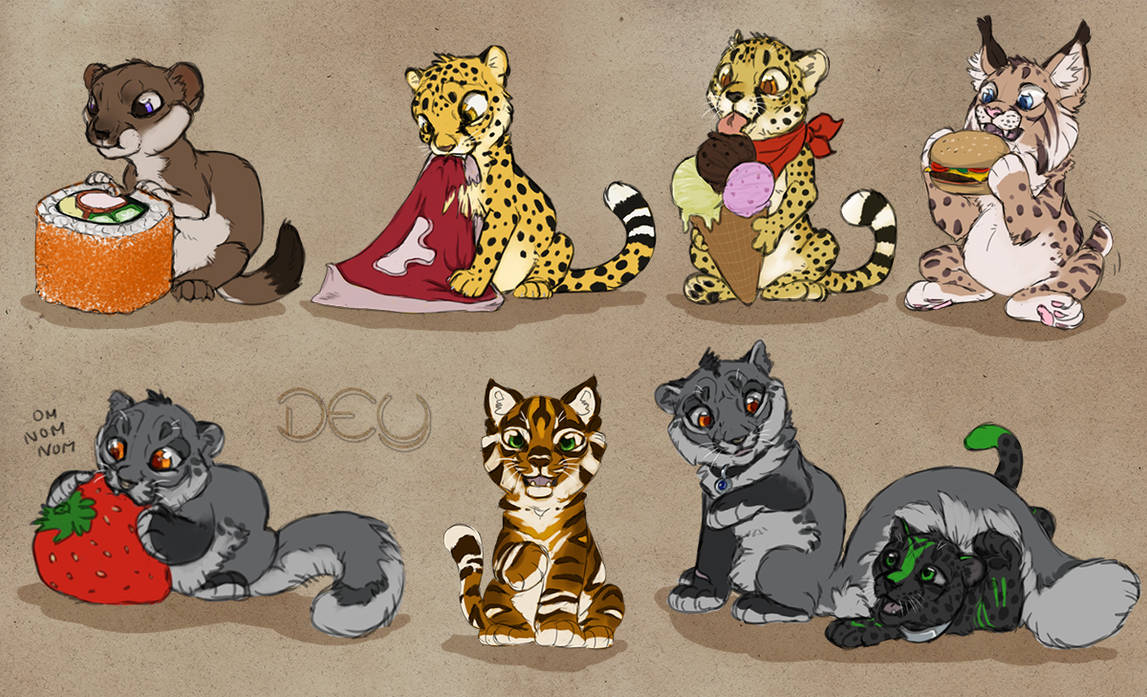Itty Bitty Chibi Committee by DeyVarah