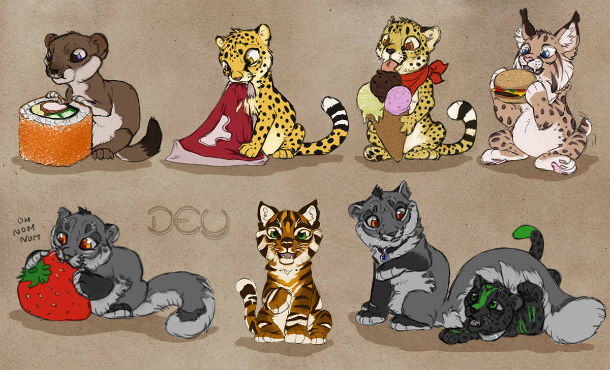 Itty Bitty Chibi Committee by DeyVarah