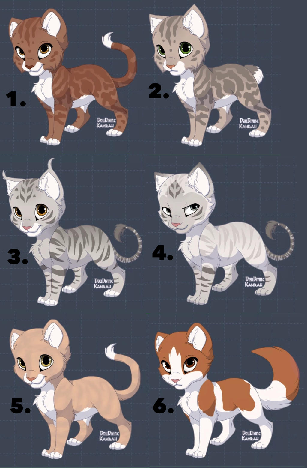3 Point Cat Adopts 2/6 OPEN by Petvet2004 on DeviantArt