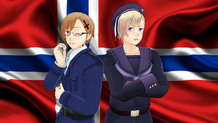 ::MMD HETALIA::1P and 2P Norway