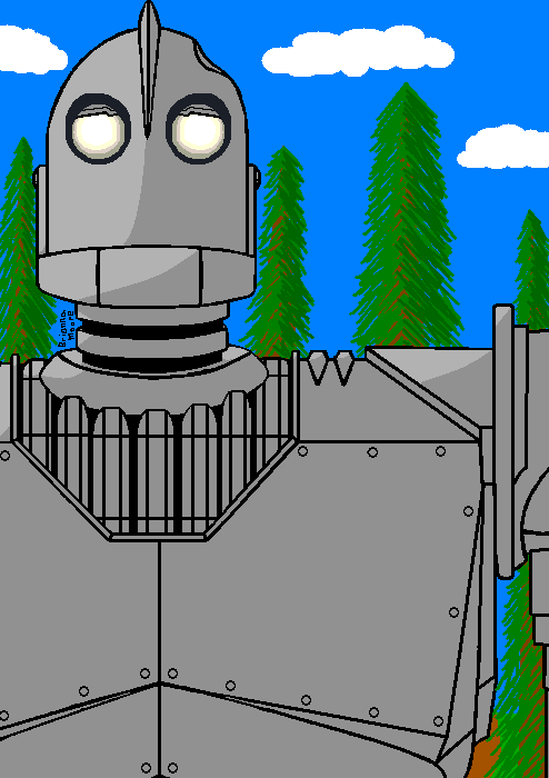 Iron Giant in MSPaint