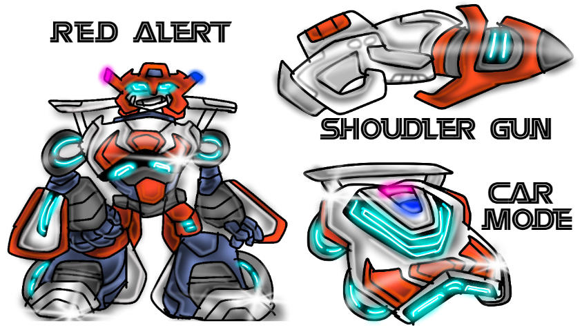 Red Alert Mech Red Alert Transformers mecha by MogoOvie on DeviantArt