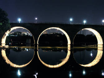 Stone Arch by Night