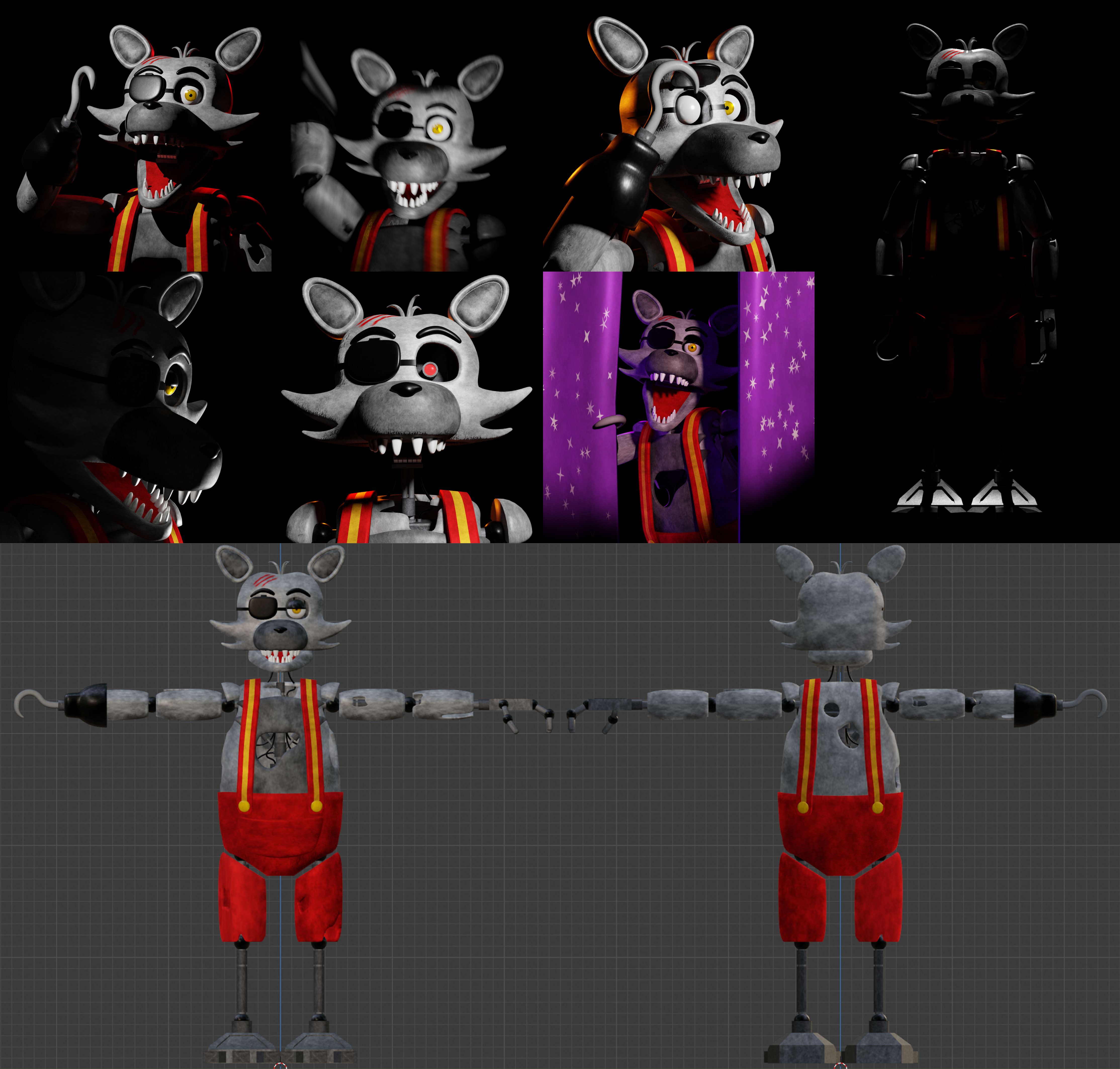 Vampire Freddy (FNaF AR Skin Concept) by ToxiinGames on DeviantArt