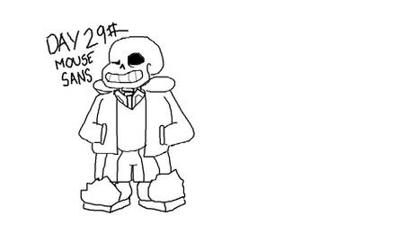 Daily Sans Day 29# {Mouse Sans}