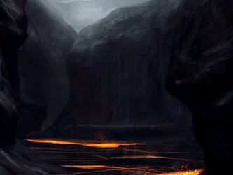 Lava Canyon Sketch