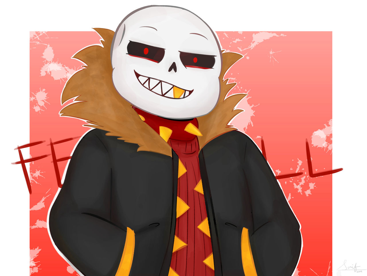 Fell Sans Undetale Au Underfell Fanart By Scriffyz On Deviantart Fell Sans Undetale Au Underfell Fanart By Scriffyz On Deviantart