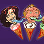 Three-Flavor Cornetto