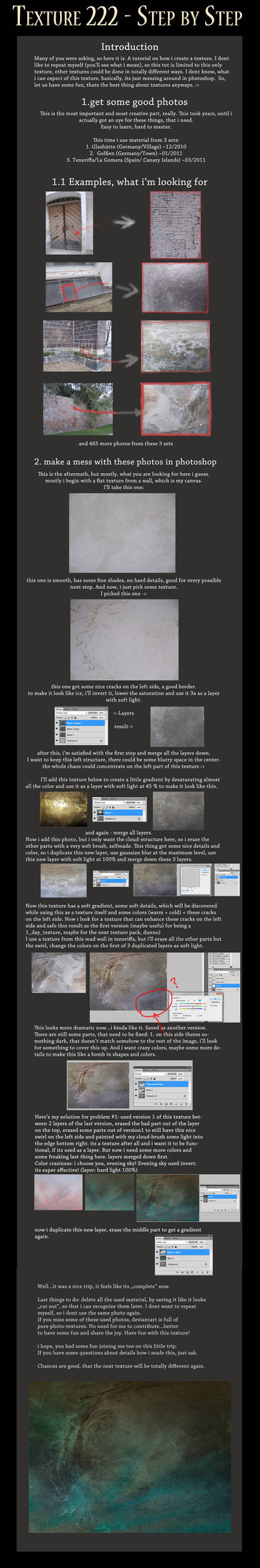 Texture 222 - Step by Step