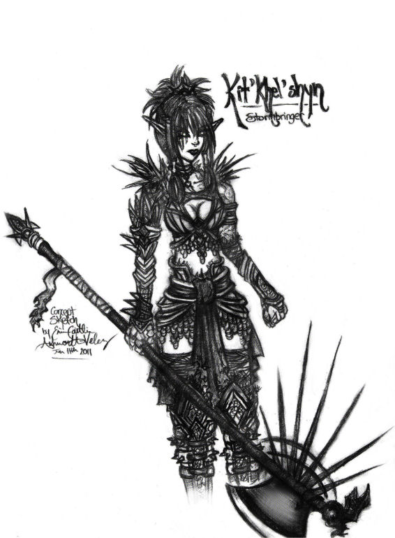 Concept Sketch: Kit'khel'shyn