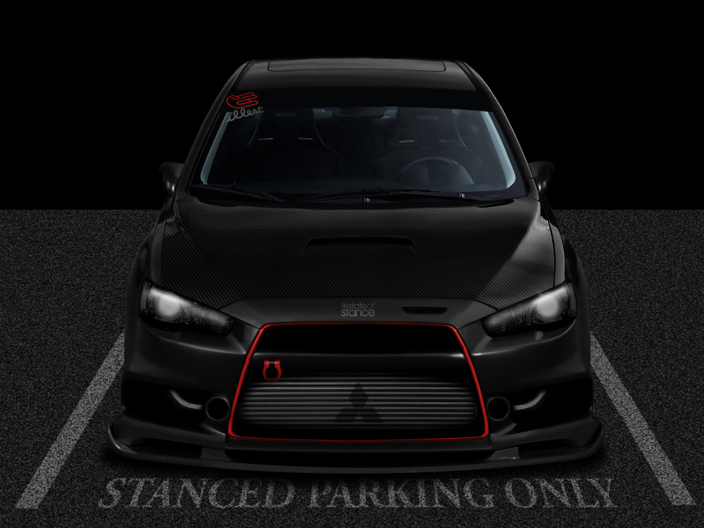 Stanced EVO X