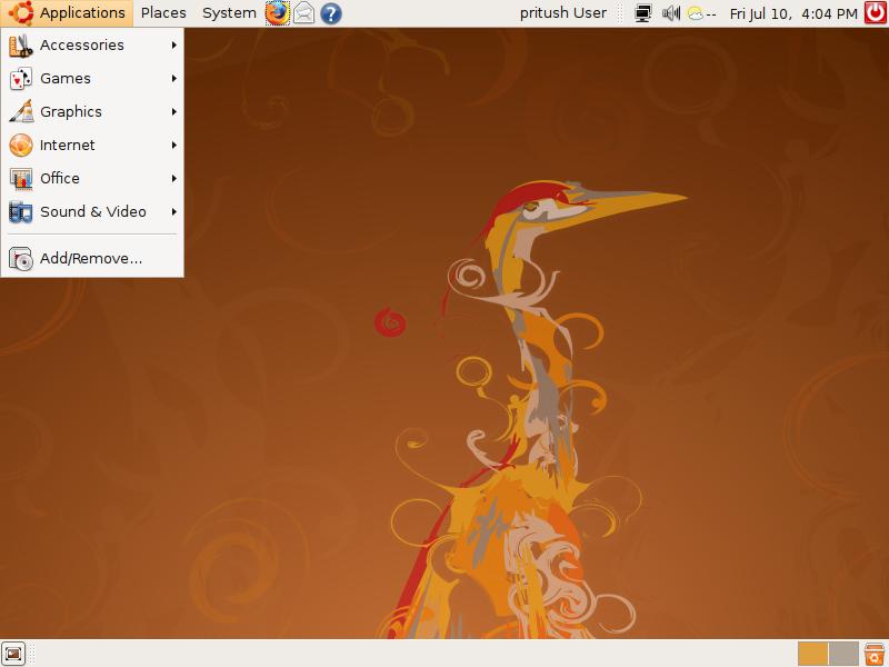 Ubuntu Linux Screenshots.