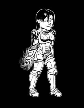 Monochrome Femshep