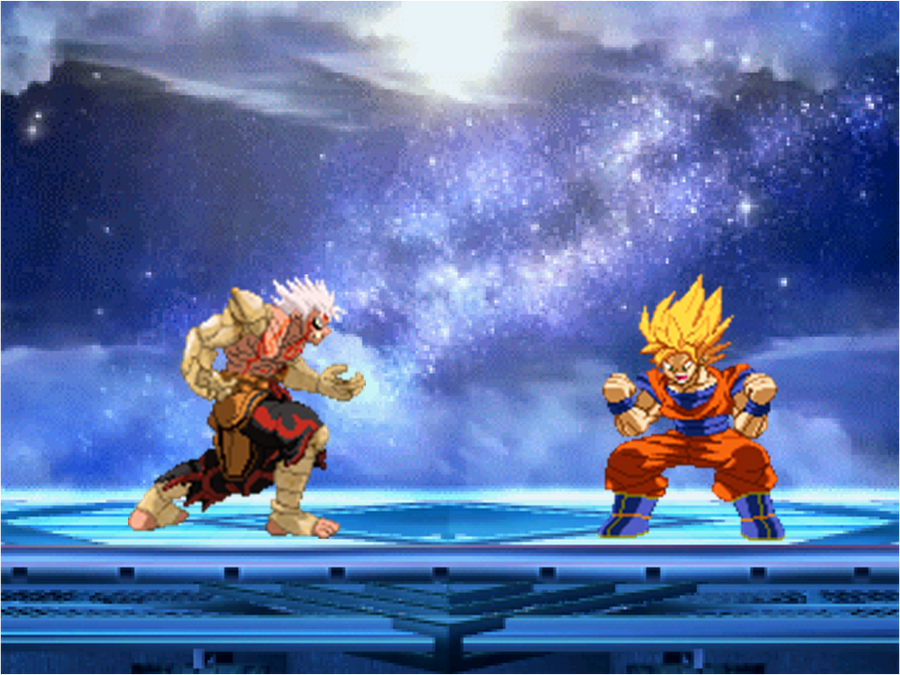 Asura vs Goku by BlackZero24 on DeviantArt.