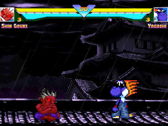 Pocket Shin Gouki vs Yagoshi (Mugen Screenshot)