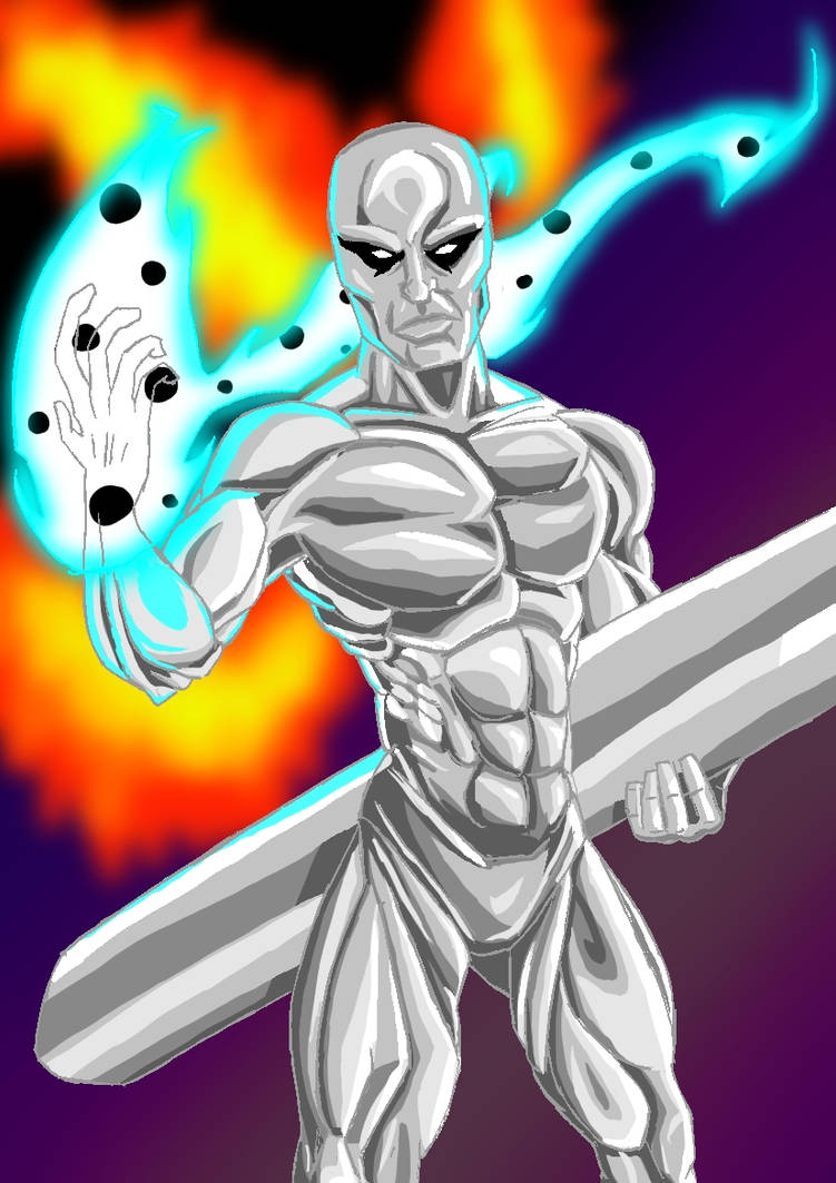 Surfer Sprite Silver Surfer by ChimpPantsSee on DeviantArt