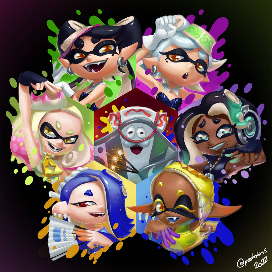 Squid Sisters, Off the Hook and Deep Cut by PedroBRV on DeviantArt