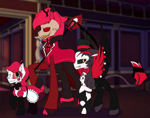 Alastor and crew Mlp