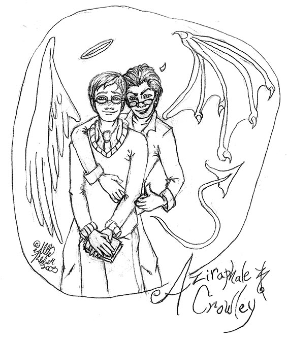 good omens sketch