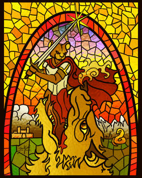 Martin's Bane, Redwall Stained Glass Design