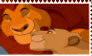 Mufasa and Sarabi stamp