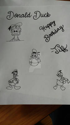 Quick Donald Duck Sketches