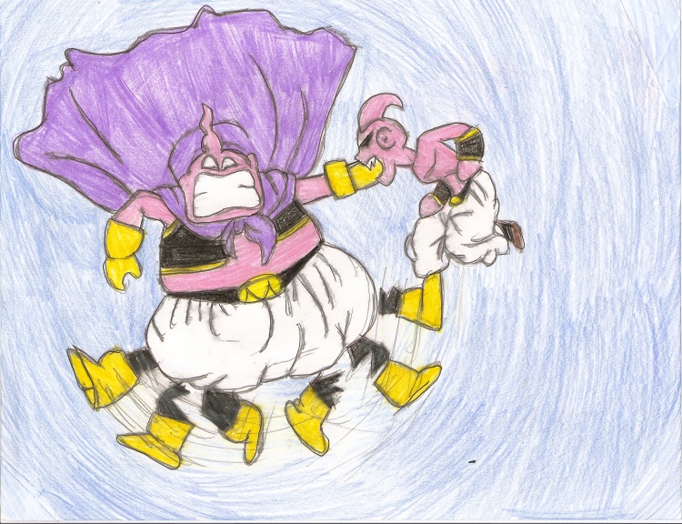 Kid Buu fights Dirty