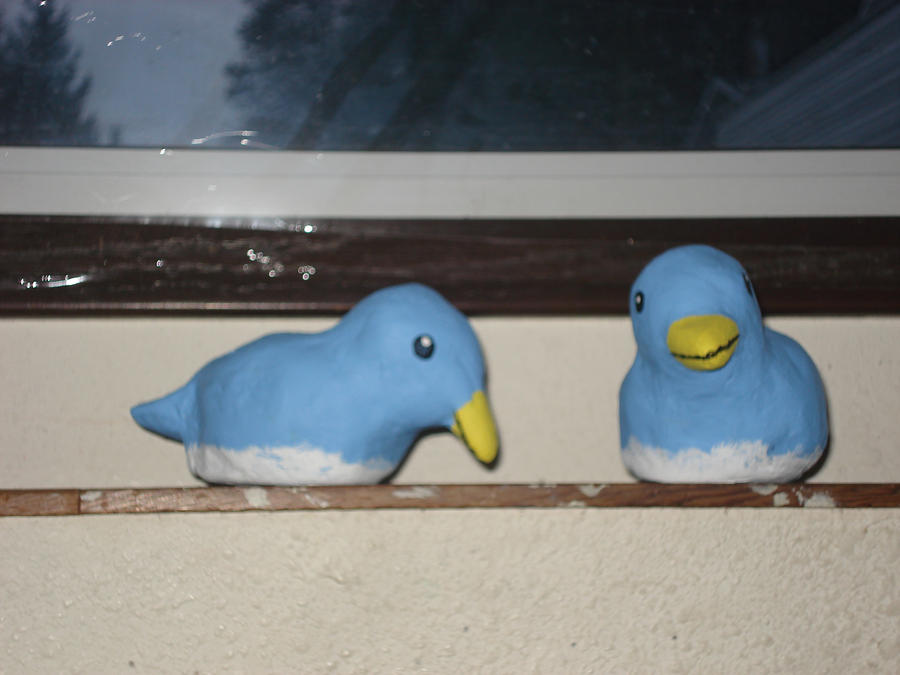 Paper Mache Birdies