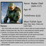 Tickle Stats - Master Chief