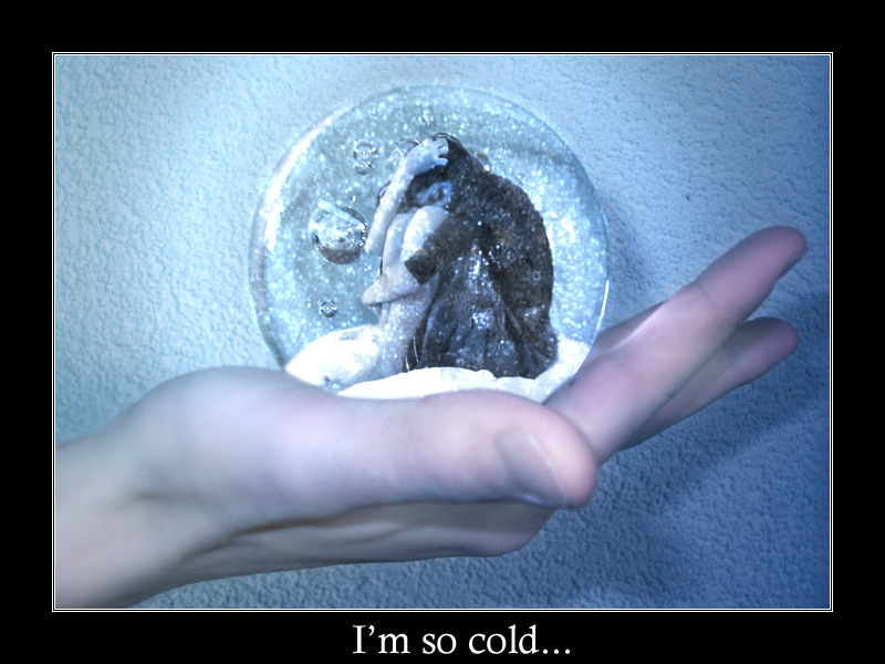 So cold..