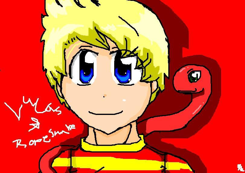 Lucas...oh and rope snake by OstrikerX on DeviantArt