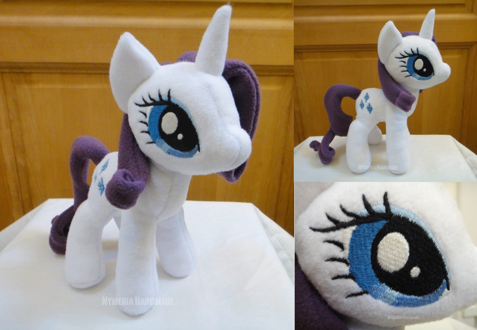 My Little Pony Rarity plushie for sale by Nymeria pixels on