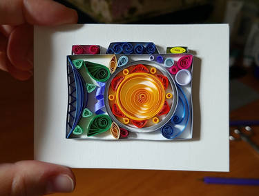 Quilling Camera Explore the Best Quilled Art | DeviantArt