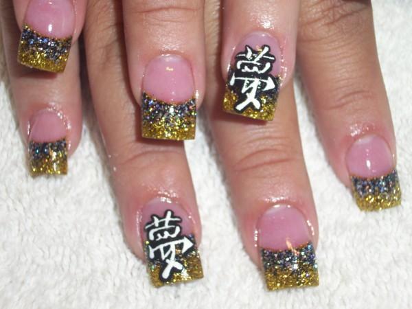 Japanese Symbols - Nail Art