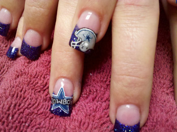 Dallas Cowboys - Nail Art