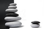 Black and White Pebbles by Spanishalex