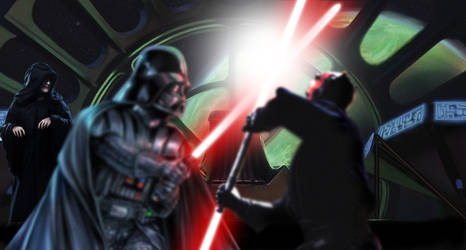 Darth Vader vs Darth Maul