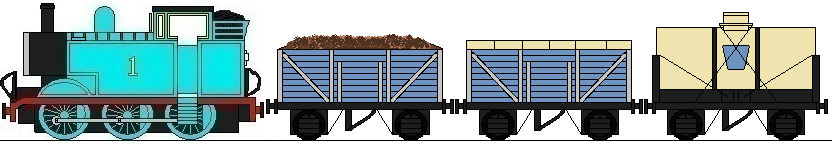 Thomas Pulling A Train Loaded With Ice Crm Ingrds by masterpeace23 on ...