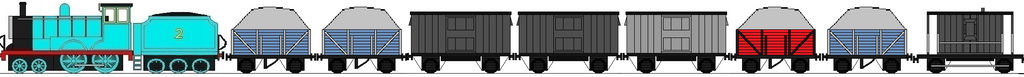 Edward Pulling A Slow Goods Train by masterpeace23 on DeviantArt