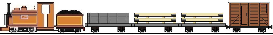 Duke Pulling A Special Goods Train by masterpeace23 on DeviantArt