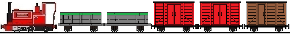 Skarloey Pulling A Goods Train by masterpeace23 on DeviantArt
